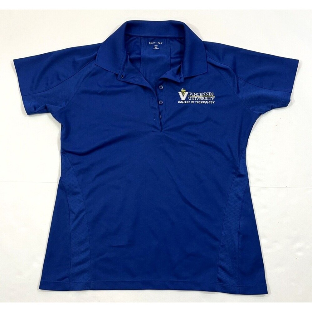 Vincennes University College of Technology Ladies Sport-Tek Blue Polo Shirt Sz M